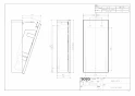 TOTO UGA487 足元ダストＢＯＸ 取扱説明書 商品図面 施工説明書 足元ダストＢＯＸ 商品図面1