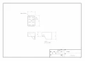 TOTO UGA493L 石けん受け(Sｻｲｽﾞ専用) 商品図面 石けん受け(Sｻｲｽﾞ専用) 商品図面1