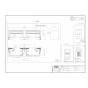 TOTO UYC07L トイレキャビネット取扱説明書 商品図面 施工説明書 フロア収納キャビネット(露出タイプ) 商品図面1