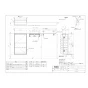 TOTO UYC08L トイレキャビネット取扱説明書 商品図面 施工説明書 フロア収納キャビネット(埋込タイプ) 商品図面1