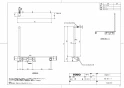 TOTO YHB63FR#EL 取扱説明書 商品図面 施工説明書 分解図 木製手すり 商品図面1