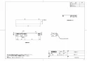 TOTO YHB63NR#EL 取扱説明書 商品図面 施工説明書 分解図 木製手すり 商品図面1