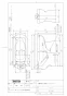 TOTO C111#NW1 商品図面 床置床排水大便器（バリアフリー） 商品図面1