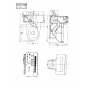 TOTO C406P 商品図面 腰掛式タンク密結形便器 商品図面1