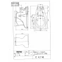 TOTO C417R 商品図面 腰掛式タンク密結形便器 商品図面1