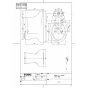 TOTO C420 商品図面 腰掛式タンク密結形便器 商品図面1