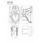 TOTO C710R 商品図面 腰掛式タンク密結形便器 商品図面1