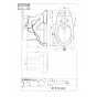 TOTO C710RS 商品図面 腰掛式タンク密結形便器 商品図面1