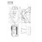 TOTO C720 商品図面 腰掛式タンク密結形便器 商品図面1