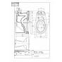 TOTO C720PR 商品図面 腰掛式タンク密結形便器 商品図面1