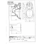 TOTO C770P 商品図面 腰掛式タンク密結形便器 商品図面1