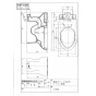 TOTO C780 商品図面 腰掛式タンク密結形便器 商品図面1