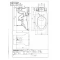 TOTO C780P 商品図面 腰掛式タンク密結形便器 商品図面1
