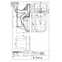 TOTO C810B 商品図面 腰掛式タンク密結形便器 商品図面1