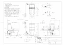 TOTO CES9150P#NW1 商品図面 分解図 ウォシュレット一体形便器 ZJ1 商品図面1