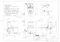 TOTO CES9154M#NW1 取扱説明書 商品図面 分解図 ウォシュレット一体形便器ZR1 商品図面1