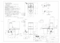 TOTO CES9154PX ウォシュレット一体形便器ZR1 商品図面 分解図 ウォシュレット一体形便器ZR1 商品図面2