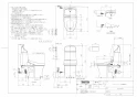 TOTO CES9155PX#NW1 商品図面 分解図 ウォシュレット一体形便器ZR1 商品図面2