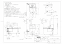 TOTO CES9251#NW1 商品図面 施工説明書 パブリック向け ウォシュレット一体形便器 商品図面1