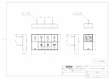 TOTO CES9251#NW1 商品図面 施工説明書 パブリック向け ウォシュレット一体形便器 商品図面2