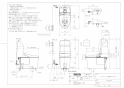 TOTO CES9315M#NW1 商品図面 施工説明書 TOTO GG-800 ウォシュレット一体型便器  商品図面1