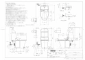 TOTO CES9315PX#NW1 商品図面 施工説明書 TOTO GG-800 ウォシュレット一体型便器 GG1-800 商品図面1