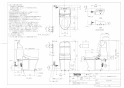 TOTO CES9325PX GG-800 ウォシュレット一体型便器商品図面 施工説明書 GG-800 ウォシュレット一体型便器 商品図面2