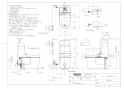 TOTO CES9335PR#NW1 取扱説明書 商品図面 施工説明書 分解図 TOTO GG-800 ウォシュレット一体型便器  商品図面1