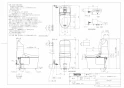 TOTO CES9335R GG-800 ウォシュレット一体型便器取扱説明書 商品図面 施工説明書 分解図 GG-800 ウォシュレット一体型便器 商品図面1