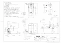 TOTO CES9415P#NW1 商品図面 施工説明書 TOTO GG-800 ウォシュレット一体型便器  商品図面1