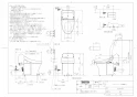 TOTO CES9425PX GG ウォシュレット一体型便器商品図面 施工説明書 GG ウォシュレット一体型便器 商品図面1