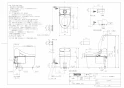 TOTO CES9435#NW1 商品図面 施工説明書 TOTO GG-800 ウォシュレット一体型便器  商品図面1