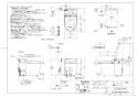 TOTO CES9565MWR ネオレストDH1 商品図面 施工説明書 分解図 ネオレストDH1 商品図面1