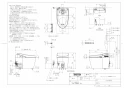 TOTO CES9788PCB#NW1 商品図面 施工説明書 分解図 ネオレストAH1 スティックリモコンパブリックタイプ 商品図面1