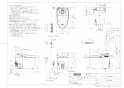 TOTO CES9788PWS ネオレストAH1 商品図面 施工説明書 分解図 ネオレストAH1 商品図面1