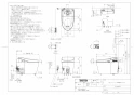CES9898PS 商品図面 施工説明書 分解図 ネオレストAH2W タンクレストイレ･便器 商品図面1