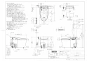 CES9898PXWS 商品図面 施工説明書 分解図 ネオレストAH2W タンクレストイレ･便器 商品図面2