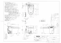 CES9898PXWS 商品図面 施工説明書 分解図 ネオレストAH2W タンクレストイレ･便器 商品図面3