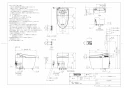 TOTO CES9898S#NW1 ネオレストAH2W 商品図面 施工説明書 分解図 ネオレストAH2W タンクレストイレ･便器 商品図面1