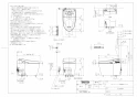 TOTO CES9898WS ネオレストAH2W 商品図面 施工説明書 分解図 ネオレストAH2W 商品図面1