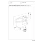 TOTO CFS366B#NW1 取扱説明書 商品図面 施工説明書 分解図 CFS366シリーズ 分解図1