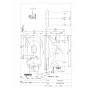 TOTO CFS366BP#NW1 取扱説明書 商品図面 施工説明書 分解図 CFS366シリーズ 商品図面1