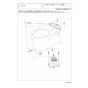 TOTO CS110B 商品図面 施工説明書 分解図 腰掛式タンク密結形便器 分解図1