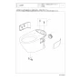 TOTO CS200BP 商品図面 施工説明書 分解図 腰掛式タンク密結形便器 分解図1