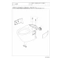 TOTO CS205BP 商品図面 施工説明書 分解図 腰掛式タンク密結形便器 分解図1