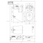 TOTO CS205BP 商品図面 施工説明書 分解図 腰掛式タンク密結形便器 商品図面1