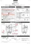 TOTO CS20AB#NW1+SS30BNKL#NW1 取扱説明書 商品図面 施工説明書 分解図 セット図面 車いす対応便器(組み合わせ便器) 施工説明書1