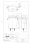 TOTO CS20AB#NW1+SS30BNKL#NW1 取扱説明書 商品図面 施工説明書 分解図 セット図面 車いす対応便器(組み合わせ便器) 商品図面1