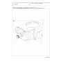 TOTO CS215BP 商品図面 施工説明書 分解図 腰掛式タンク密結形床上排水防露便器 分解図1