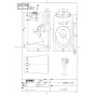 TOTO CS220BP 商品図面 施工説明書 分解図 腰掛式タンク密結形床上排水防露便器 商品図面1